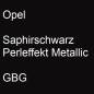 Preview: Opel, Saphirschwarz Perleffekt Metallic, GBG.